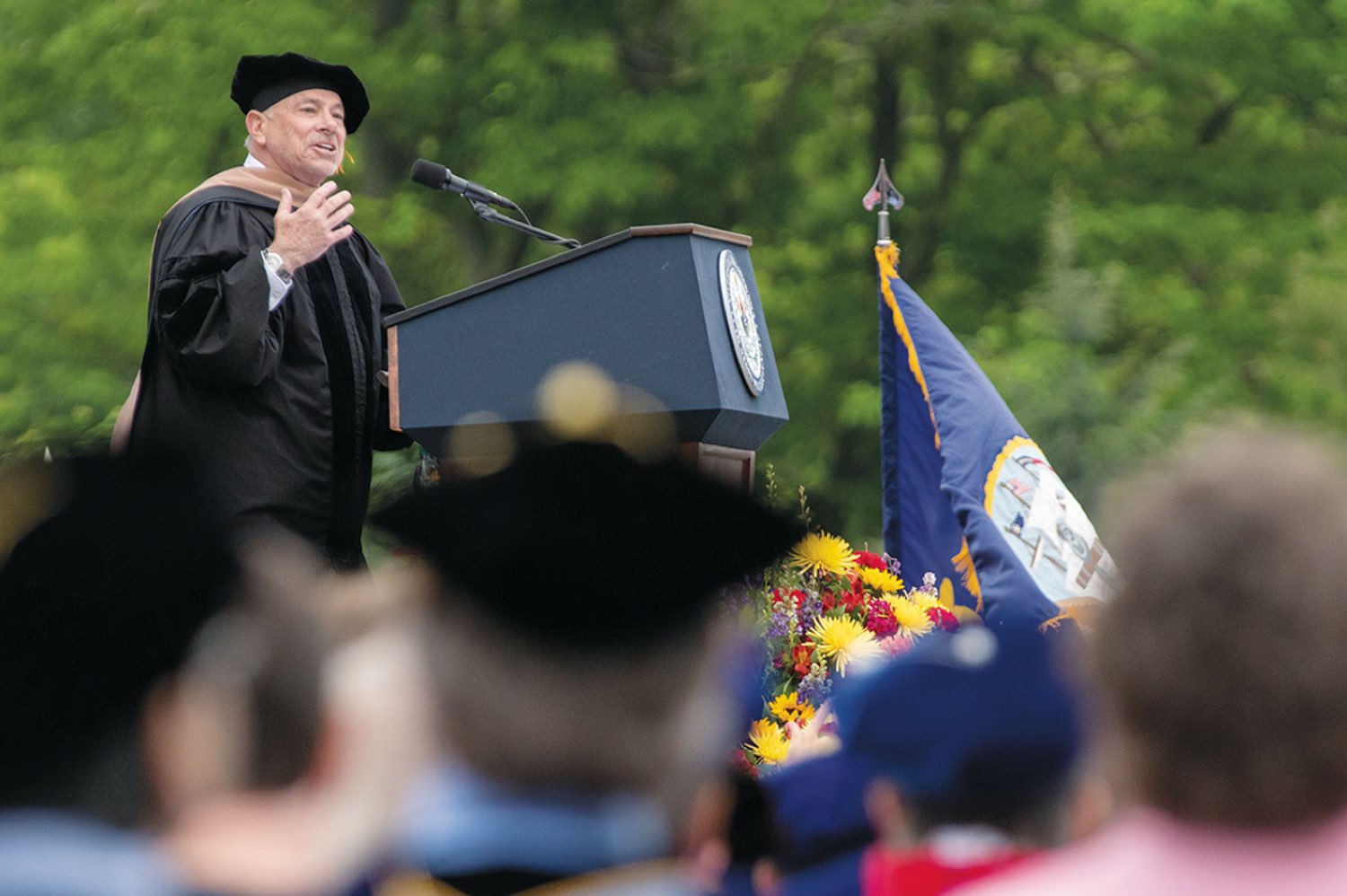 Commencement speaker and Villanova alumnus Robert F. “Bob” Moran.
