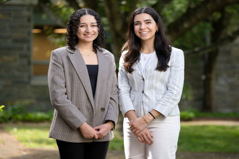 Chemical Engineering Student Chosen for Fulbright-MITACS Globalink Canada Lauren Iskander (L) and Sophia Pellechia (R) have been selected for Fulbright-MITACS Globalink awards.