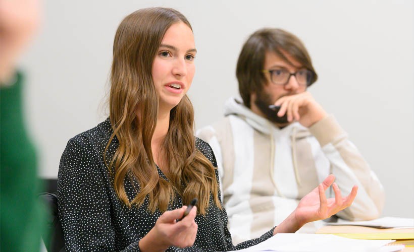 French and Francophone Studies Students in class.