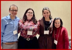 WXVU Awards 2025-presenters Langan, Coyle, Matar and Dr. Weingarten