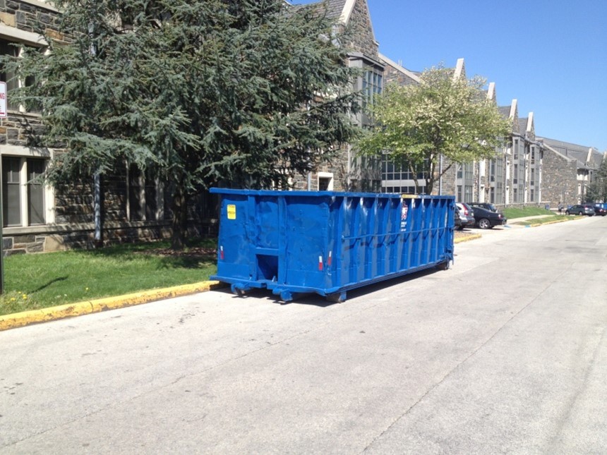 30yd roll off dumpster VU Dumpster