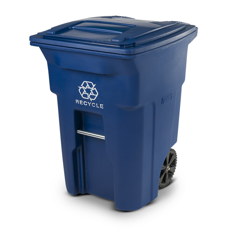 96 gal recycling cart Temporary 96 gallon recycling cart