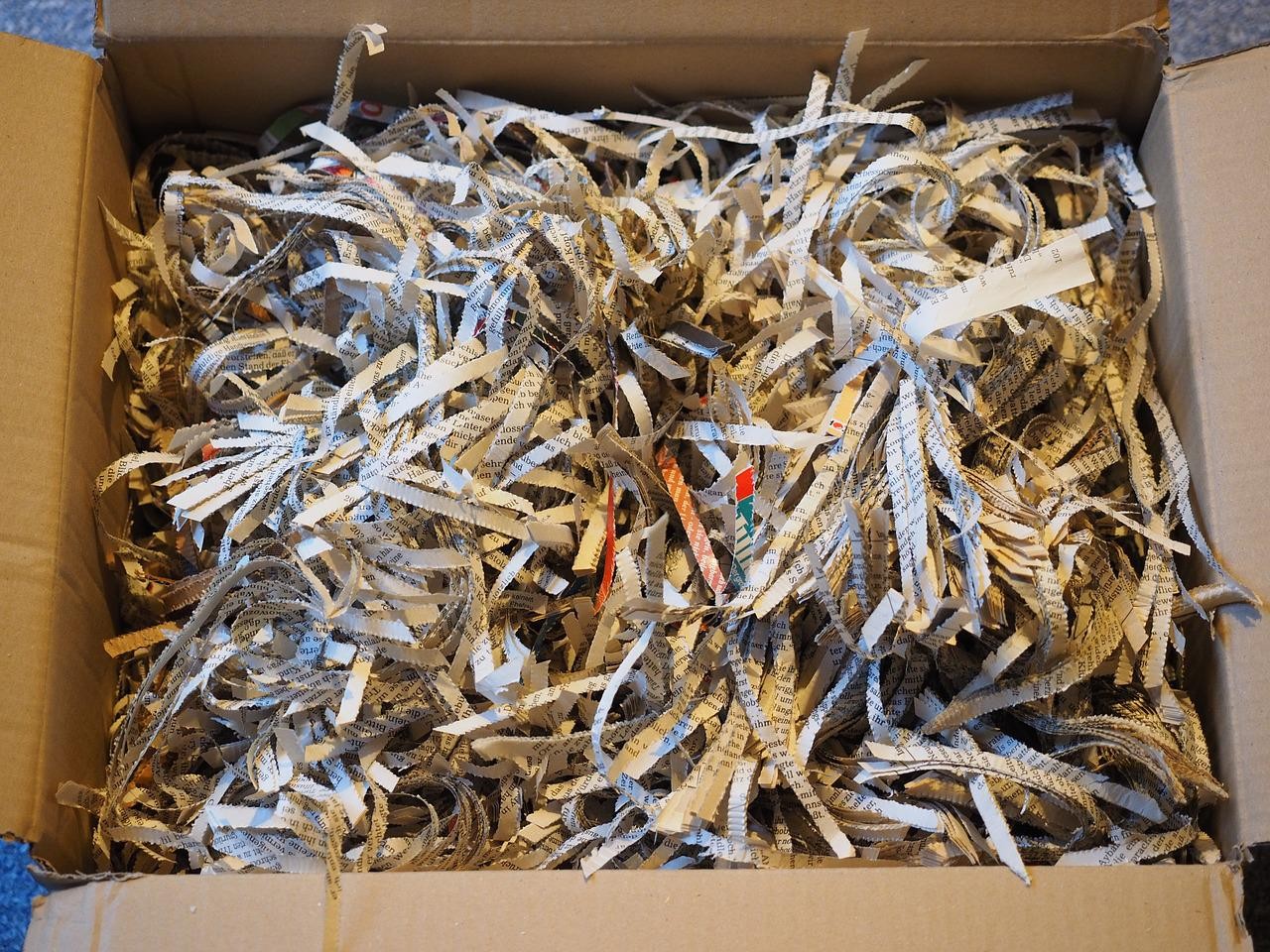 shredded documents