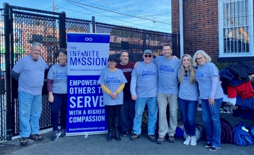 Michael DiMaio and other volunteers Michael DiMaio and other volunteers