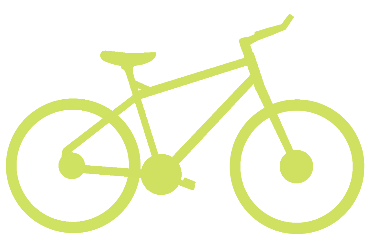 Silhouette of bike