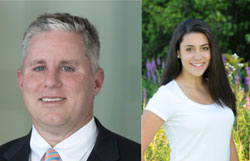 Jenna Kosinski '19 VSB and Lee Sardone '92 VSB