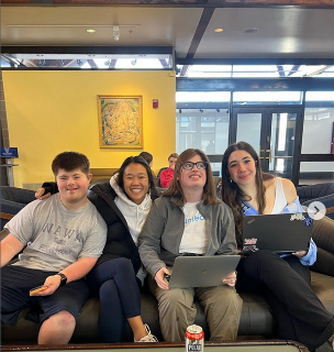 VIBE members in the Connelly Center