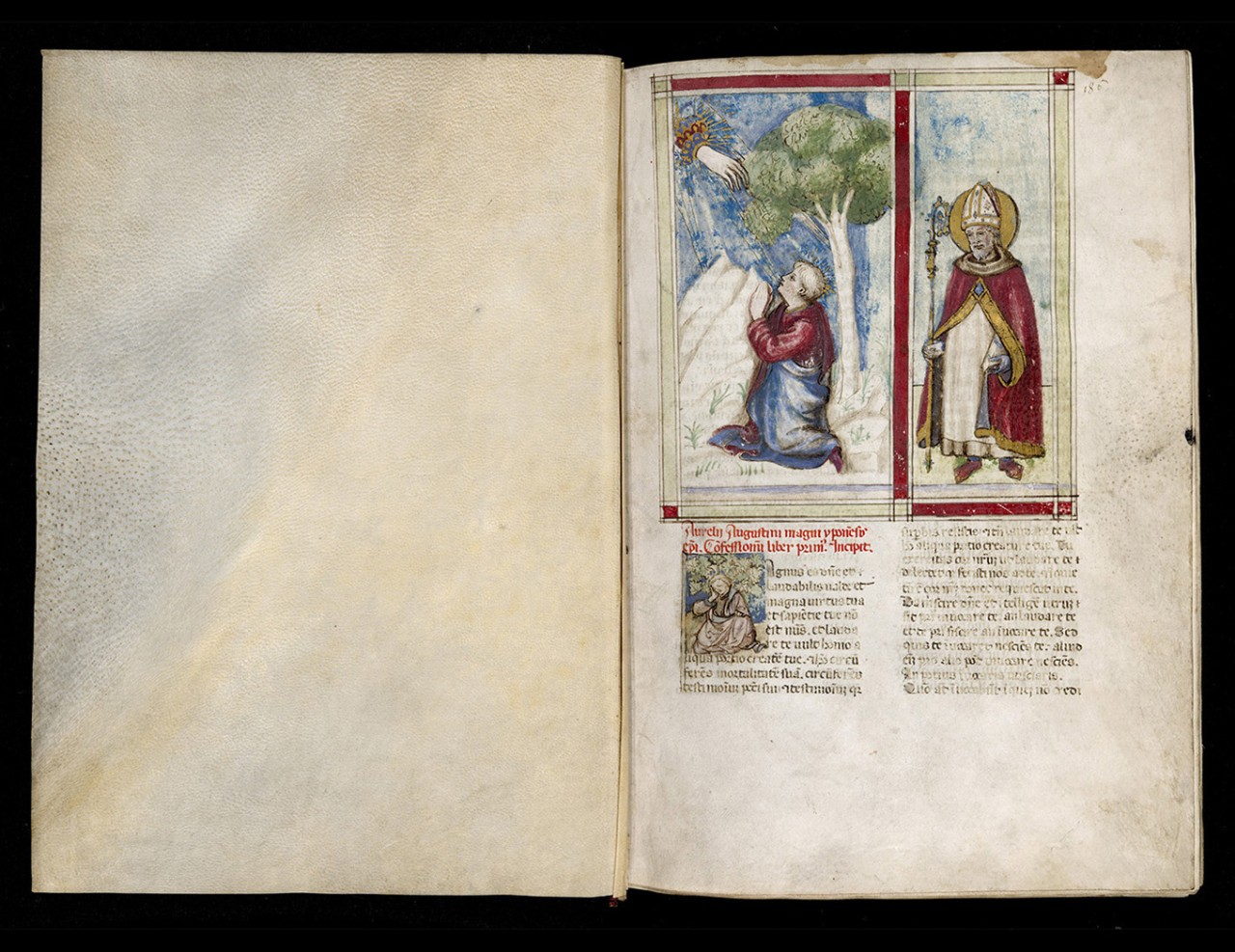 A 15th-century manuscript of Saint Augustine’s The Confessions.