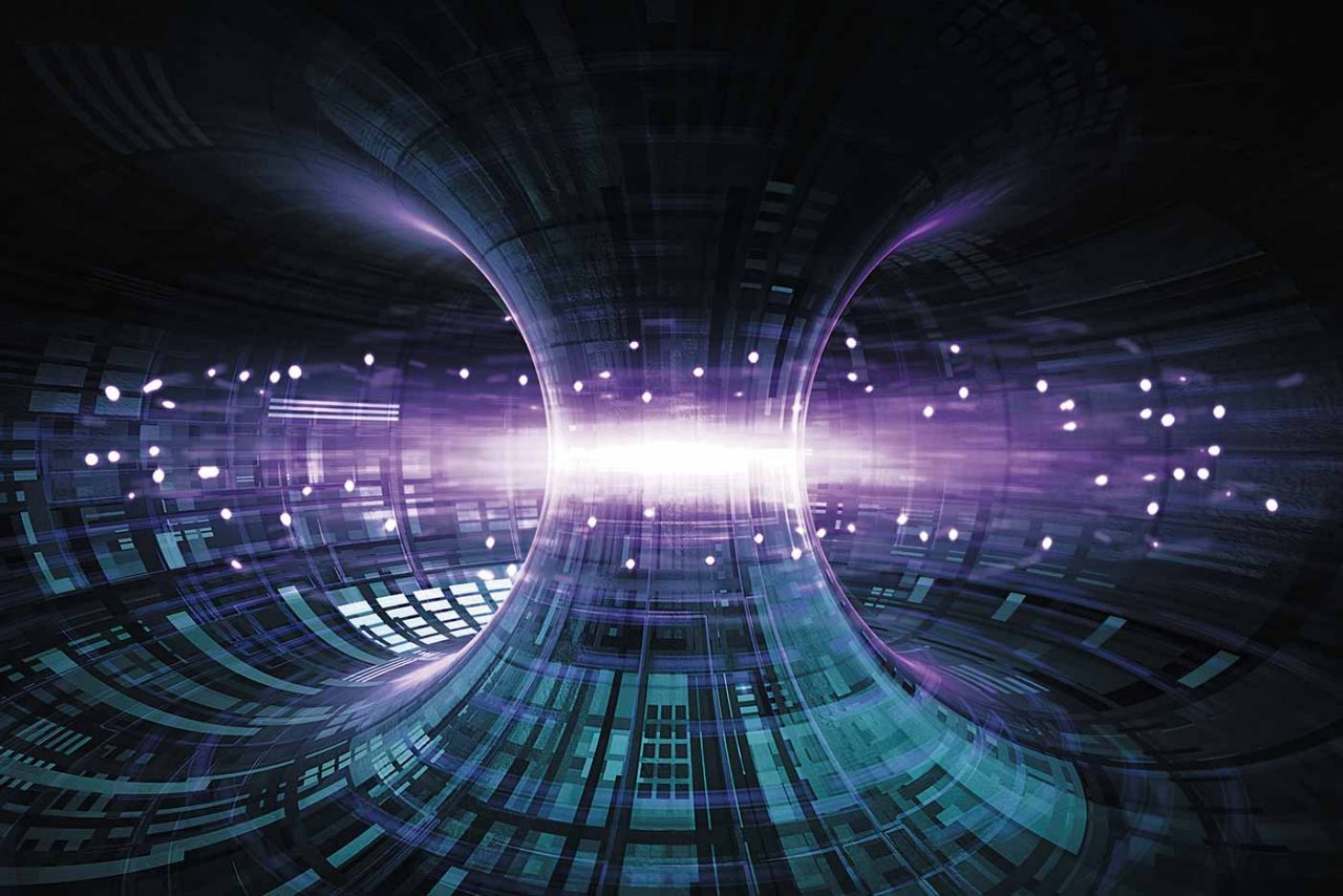 a visualization of plasma flowing in extreme conditions